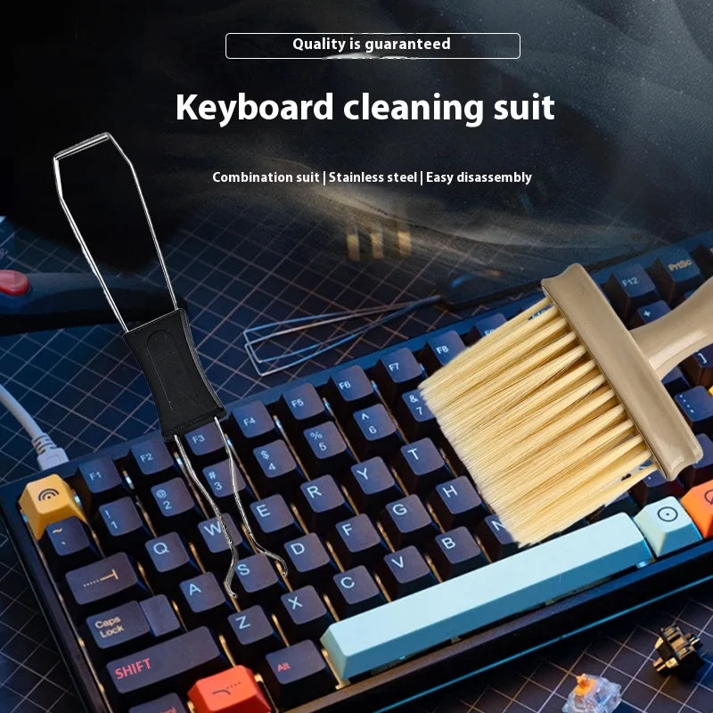 Mechanical Keyboard Cleaning Kit Key Switch Removal Tool Keycap Puller Brush Set for Desktop Computer Accessories